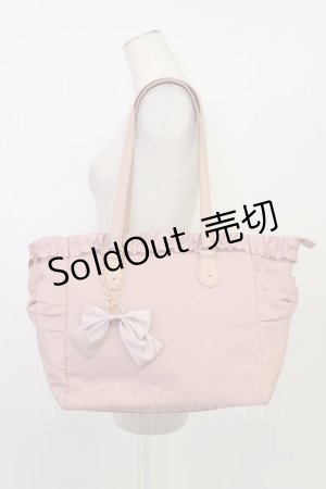 画像: m petit by misako / TT*AMリボンチャームTT  ピンク T-26-02-23-001-LO-BG-SA-ZTK038