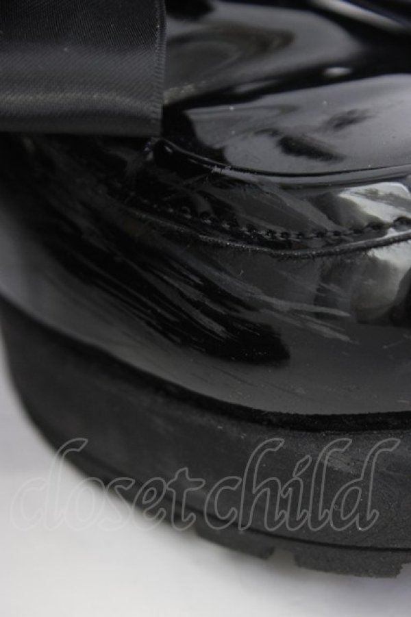 画像5: Amavel / ハートビジュー付きローファーパンプス L ブラック T-26-02-23-022-CA-SH-SA-ZT (5)