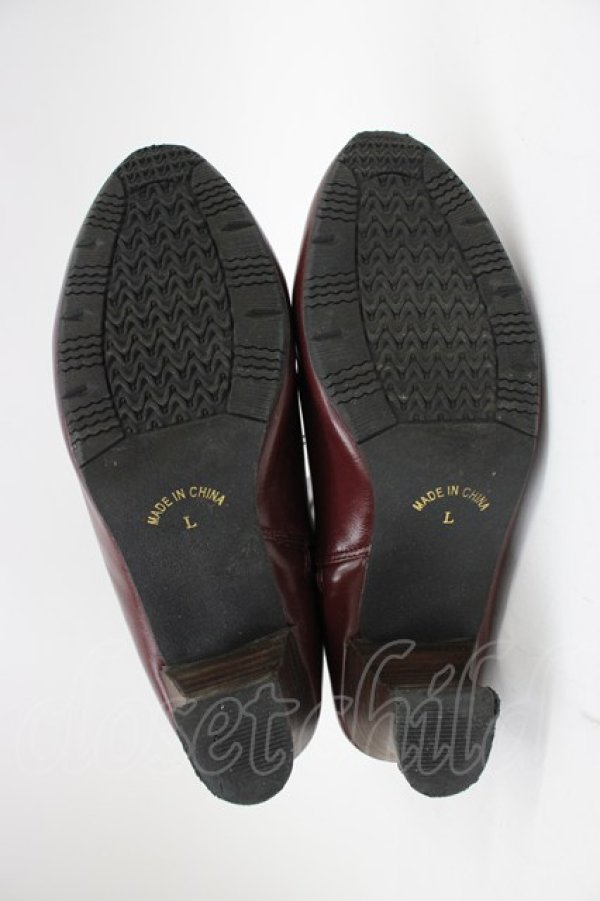 画像5: an another angelus / 細レースアップブーツ L ボルドー T-26-02-23-023-CA-SH-SA-ZT (5)