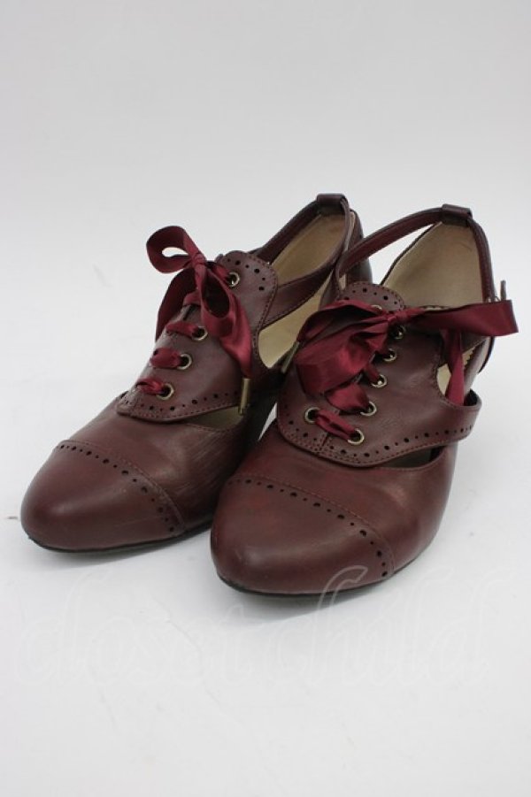 画像1: ALICE and the PIRATES / クラシカルコンビパンプス LL ブラウン T-26-02-23-026-PA-SH-SA-ZT (1)