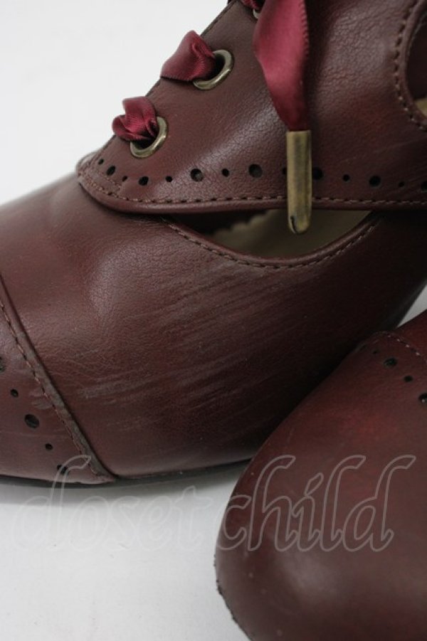 画像4: ALICE and the PIRATES / クラシカルコンビパンプス LL ブラウン T-26-02-23-026-PA-SH-SA-ZT (4)