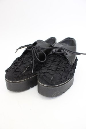 画像: merry jenny / 甲フリルシューズ M ブラック T-26-02-23-027-LO-SH-SA-ZT