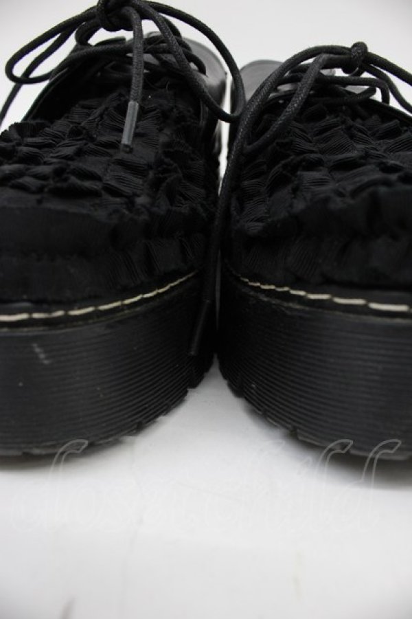 画像4: merry jenny / 甲フリルシューズ M ブラック T-26-02-23-027-LO-SH-SA-ZT (4)