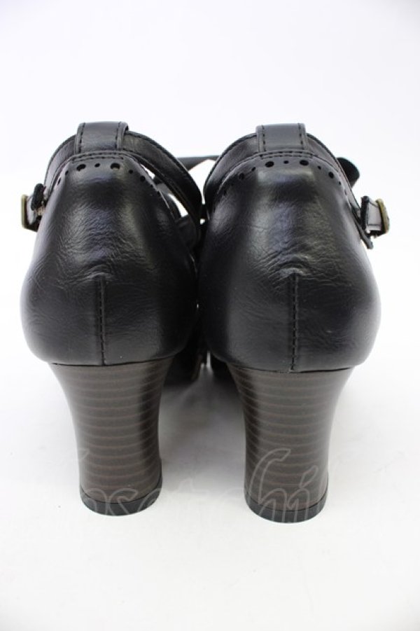 画像2: ALICE and the PIRATES / クラシカルコンビパンプス S 黒 T-26-02-23-028-PA-SH-SA-ZT (2)