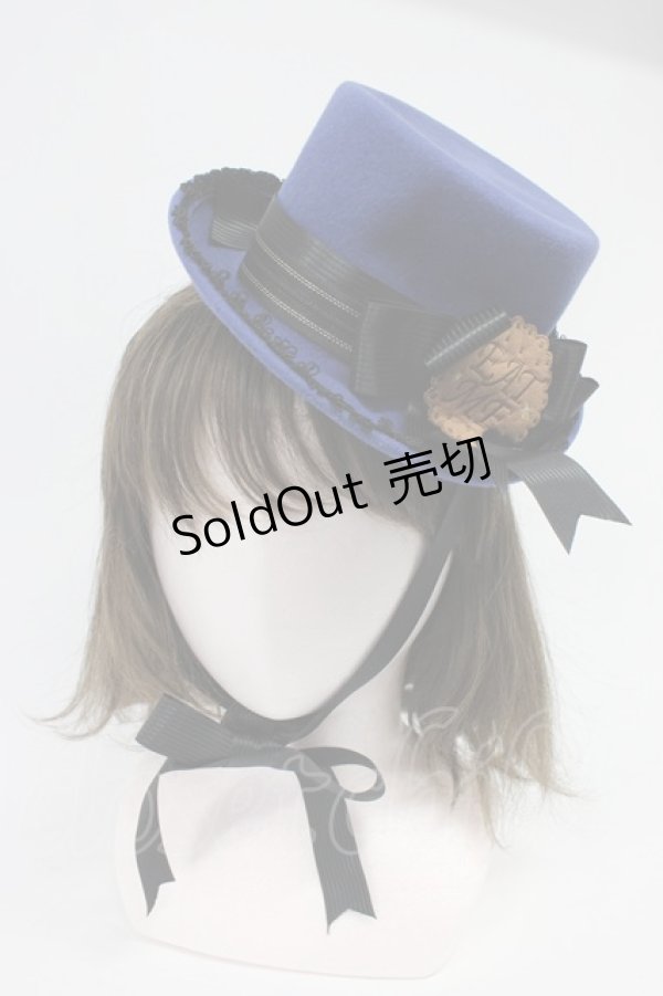 画像1: ALICE and the PIRATES / てまねき影絵のアリスミニHat  エーゲブルー T-26-02-23-029-PA-AC-SA-ZT (1)