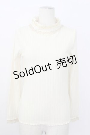 画像: axes femme / パールリブトップス M キナリ T-26-02-23-030-AX-TO-SA-ZT