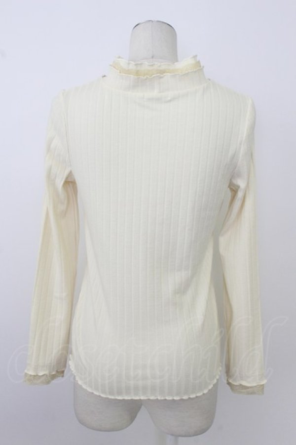 画像2: axes femme / パールリブトップス M キナリ T-26-02-23-030-AX-TO-SA-ZT (2)