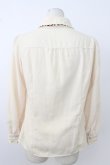 画像2: axes femme / 巻きバラ付きブラウス M アイボリー T-26-02-23-031-AX-BL-SA-ZT (2)