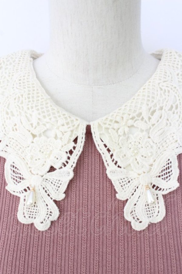 画像4: axes femme POETIQUE / レース襟カットプルオーバー M ピンク T-26-02-23-032-AX-TO-SA-ZT (4)