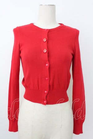 画像: MILK / リトルアップルカーデ  レッド T-26-02-23-035-ML-TO-SA-ZT