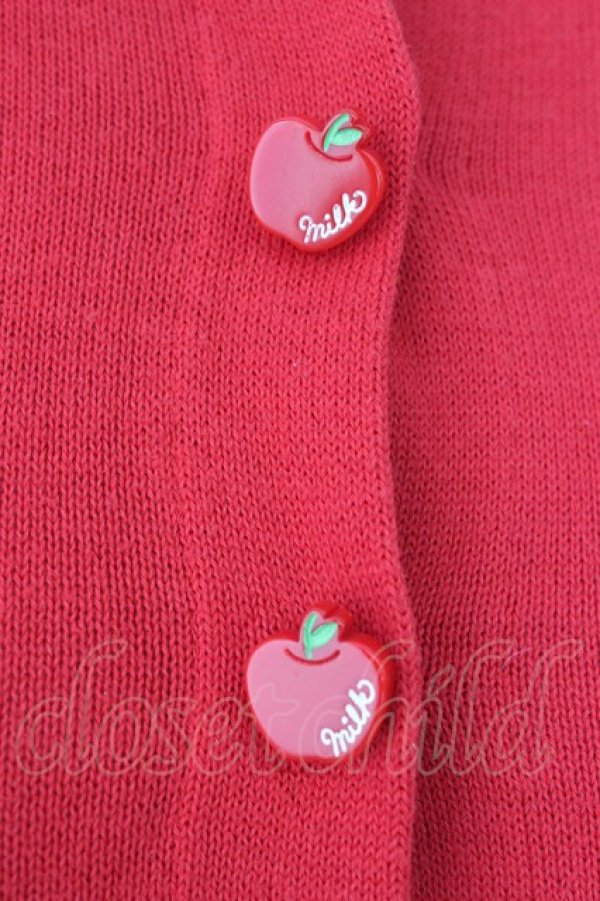 画像3: MILK / リトルアップルカーデ  レッド T-26-02-23-035-ML-TO-SA-ZT (3)