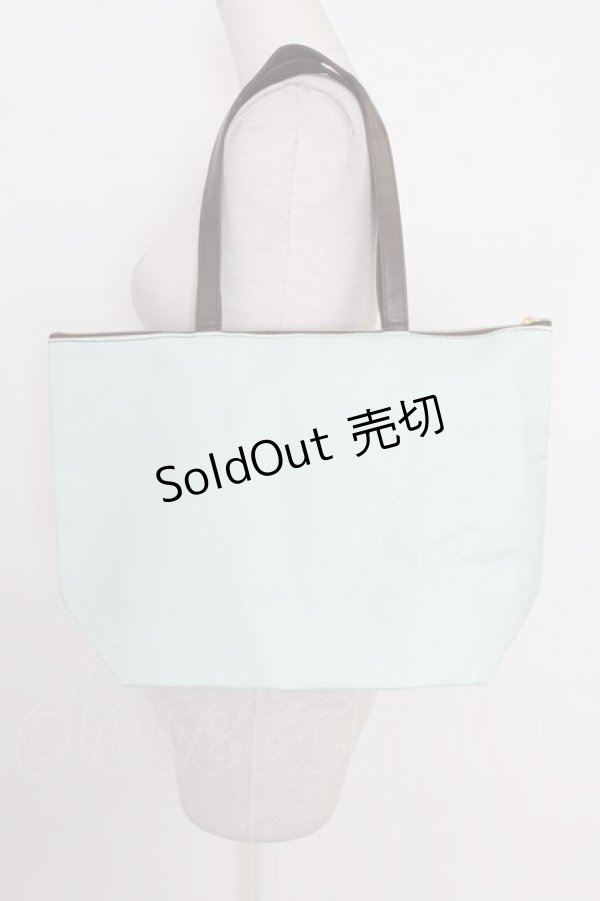 画像2: Q-pot. / メルティトートバッグ  ミントＸブラウン T-26-02-23-006-QP-BG-SA-ZT (2)