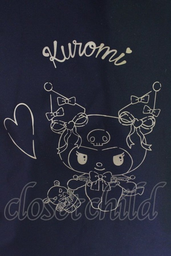 画像5: サンリオ / クロミトートバッグ  黒Ｘゴールド T-26-02-23-008-EL-BG-SA-ZT (5)