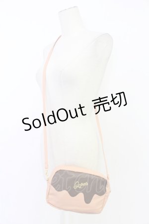 画像: Q-pot. / メルティーラウンドショルダーバッグ  ピンクＸブラウン T-26-02-23-011-QP-BG-SA-ZT