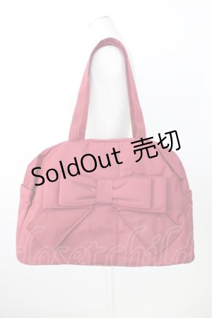 画像: m petit by misako / AMリボンボストン  赤 T-26-02-23-012-LO-BG-SA-ZT