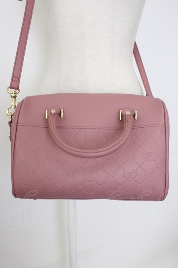 画像2: Maison de FLEUR / モノグラムボストンバッグ  ピンク T-26-02-23-014-LO-BG-SA-ZT (2)