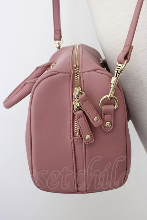 画像3: Maison de FLEUR / モノグラムボストンバッグ  ピンク T-26-02-23-014-LO-BG-SA-ZT (3)