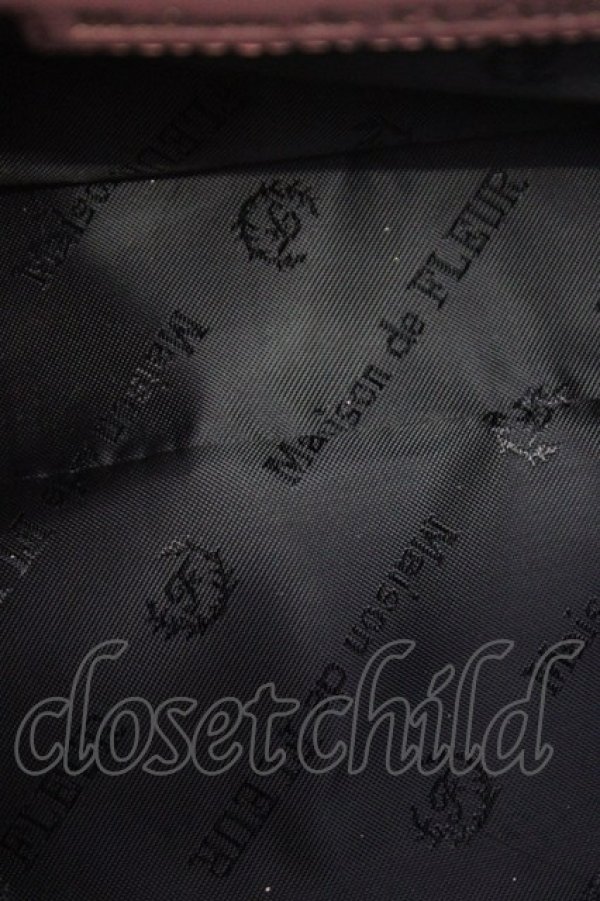 画像6: Maison de FLEUR / モノグラムボストンバッグ  ピンク T-26-02-23-014-LO-BG-SA-ZT (6)