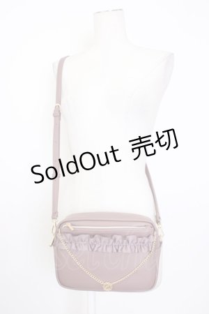 画像: m petit by misako / ポーチ付きショルダーバッグ  濃紫 T-26-02-23-016-LO-BG-SA-ZT