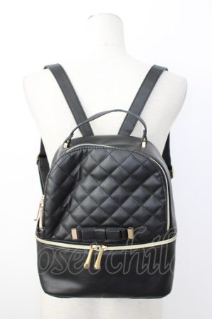 画像: m petit by misako / リュック  黒Ｘゴールド T-26-02-23-018-LO-BG-SA-ZT