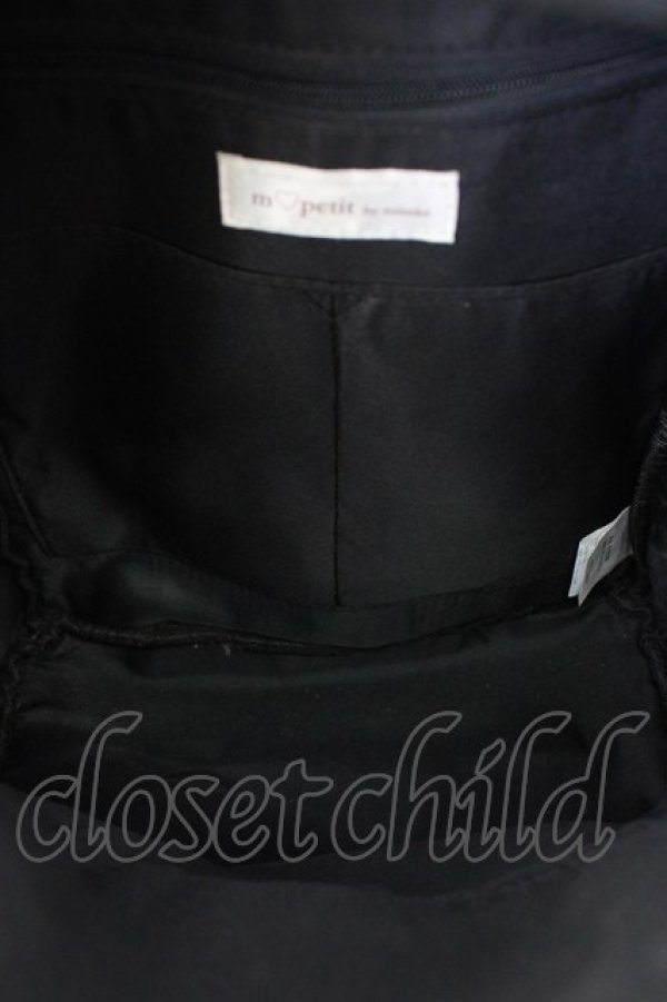 画像4: m petit by misako / リュック  黒Ｘゴールド T-26-02-23-018-LO-BG-SA-ZT (4)