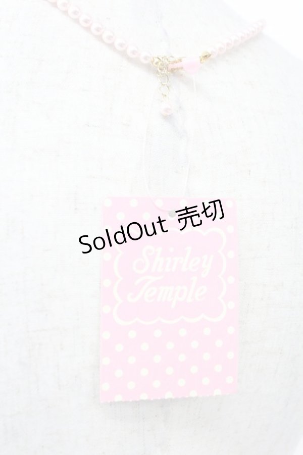 画像4: Shirley Temple / トランプリボンパールネックレス  赤Ｘピンク T-26-02-24-028-ET-AC-SA-ZT (4)