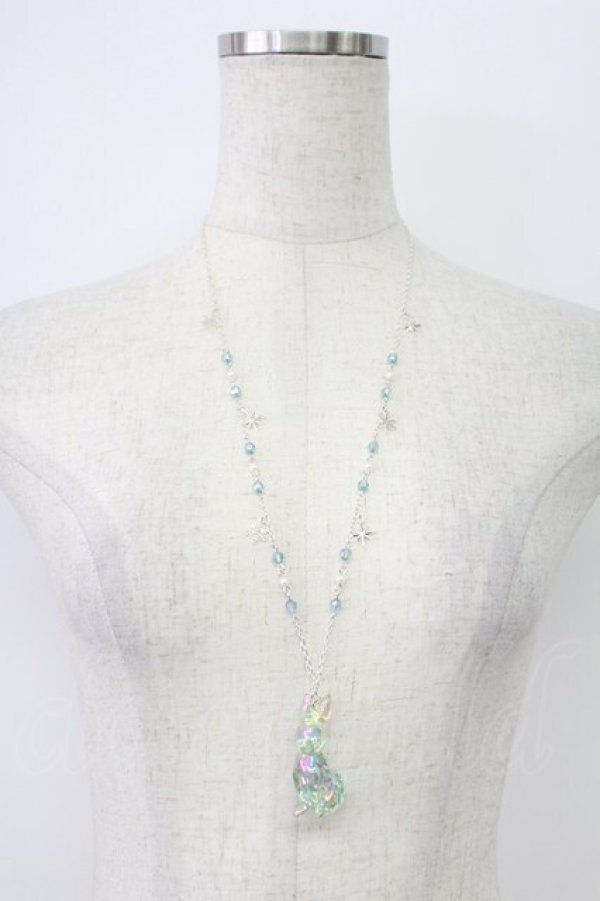 画像1: axes femme POETIQUE / アイスラビットネックレス  シルバー T-26-02-24-029-AX-AC-SA-ZT (1)