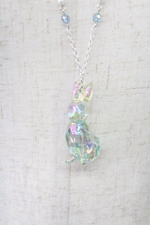 画像2: axes femme POETIQUE / アイスラビットネックレス  シルバー T-26-02-24-029-AX-AC-SA-ZT (2)