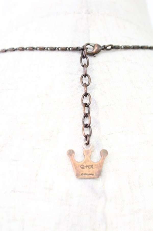 画像4: Q-pot. / 白雪姫/アップルパイネックレス  ブラウン T-26-02-24-032-QP-AC-SA-ZT (4)