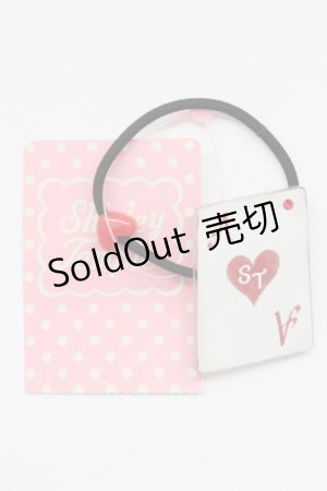 画像: Shirley Temple / トランプヘアゴム  黒ゴム T-26-02-24-007-ET-AC-SA-ZT