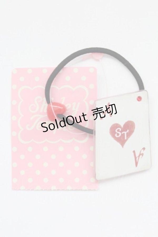 画像1: Shirley Temple / トランプヘアゴム  黒ゴム T-26-02-24-007-ET-AC-SA-ZT (1)