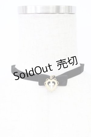 画像: Amavel / クロスチョーカー  黒ＸGールドＸ白 T-26-02-24-035-CA-AC-SA-ZT