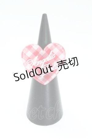 画像: Angelic Pretty / Lovelyギンガムリング  赤チェック T-26-02-24-037-AP-AC-SA-ZT633-F006