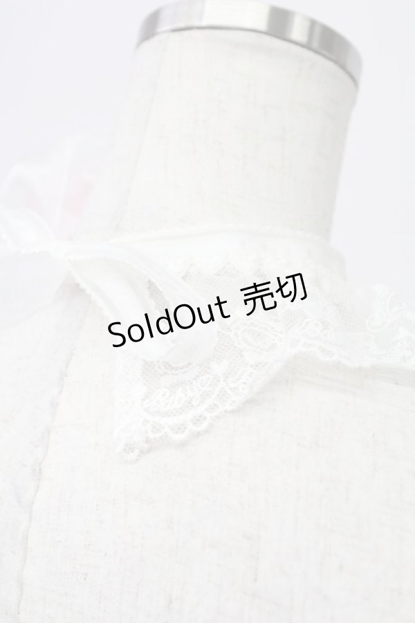 画像4: BABY,THE STARS SHINE BRIGHT / くみゃPrincessコサージュチョーカー  白Ｘピンク T-26-02-24-046-BA-ZA-SA-ZT (4)