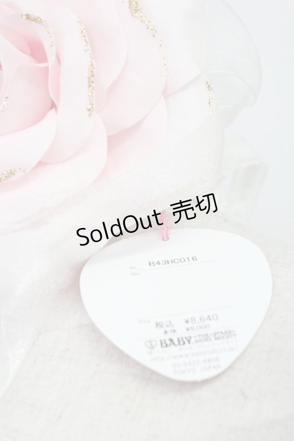 画像6: BABY,THE STARS SHINE BRIGHT / くみゃPrincessコサージュチョーカー  白Ｘピンク T-26-02-24-046-BA-ZA-SA-ZT (6)