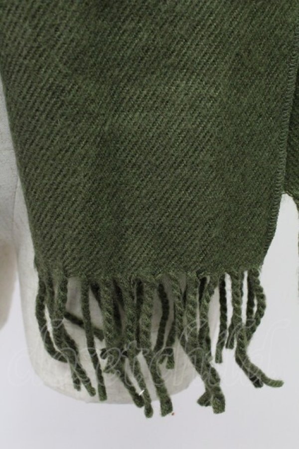 画像3: Amavel / リボンマフラー  カーキ T-26-02-24-050-CA-ZA-SA-ZT (3)