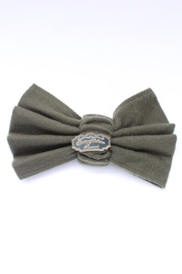 画像5: Amavel / リボンマフラー  カーキ T-26-02-24-050-CA-ZA-SA-ZT (5)