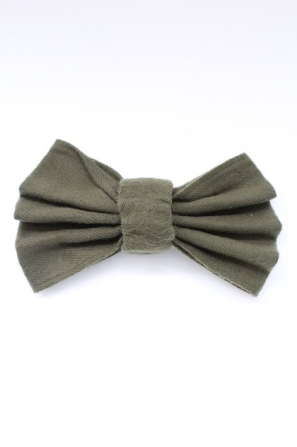 画像6: Amavel / リボンマフラー  カーキ T-26-02-24-050-CA-ZA-SA-ZT (6)