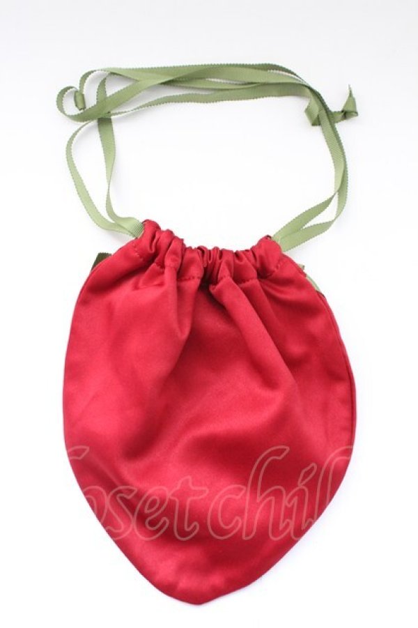 画像2: Maison de FLEUR / いちご巾着  赤Ｘ緑 T-26-02-24-053-LO-ZA-SA-ZT (2)