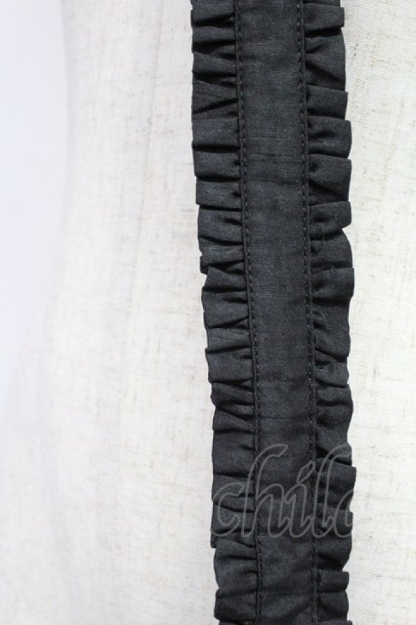 画像4: ATELIER PIERROT / ロゴ刺繍ポシェット  黒 T-26-02-24-058-EL-BG-SA-ZT (4)