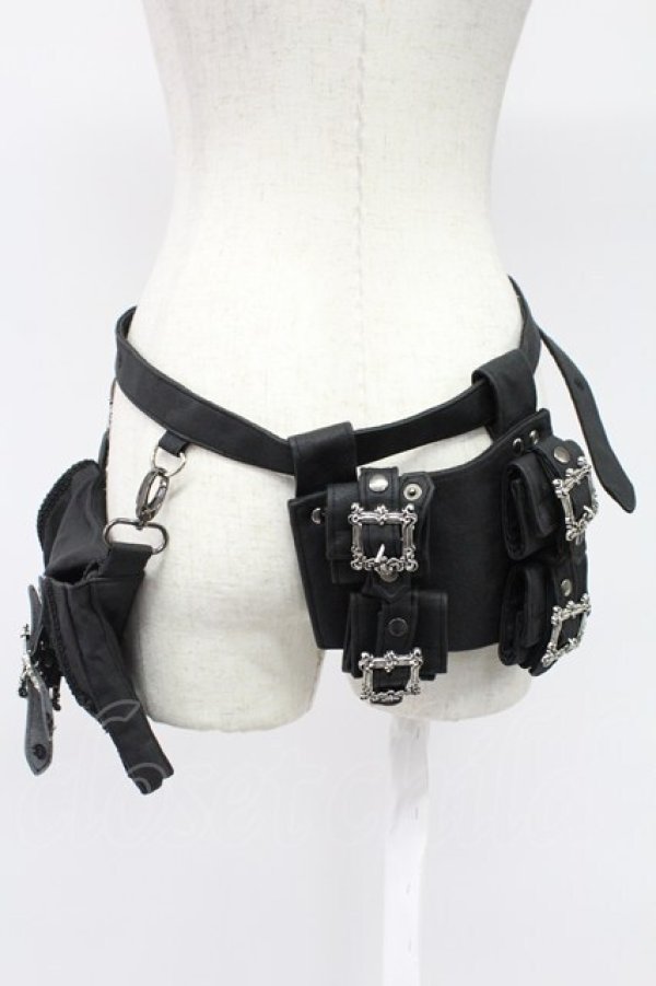 画像2: Hoshibako Works / 東方Project ×HoshibakoWorks 魂魄妖夢ウエストツールポーチ  黒 T-26-02-24-059-LO-BG-SA-ZT (2)