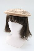 画像1: Q-pot. / ビスケットベレー帽  ブラウン T-26-02-24-061-QP-AC-SA-ZT (1)