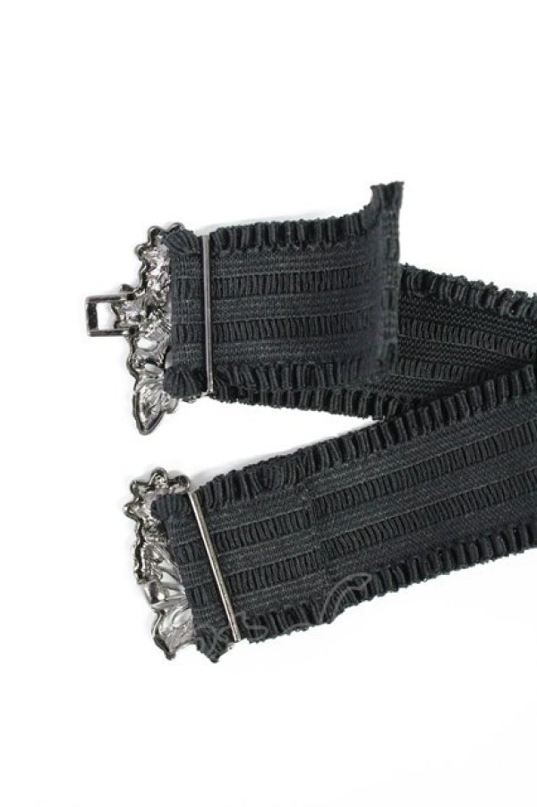 画像4: axes femme / G 蝶ゴムベルト  青Ｘ黒 T-26-02-24-066-AX-ZA-SA-ZT (4)