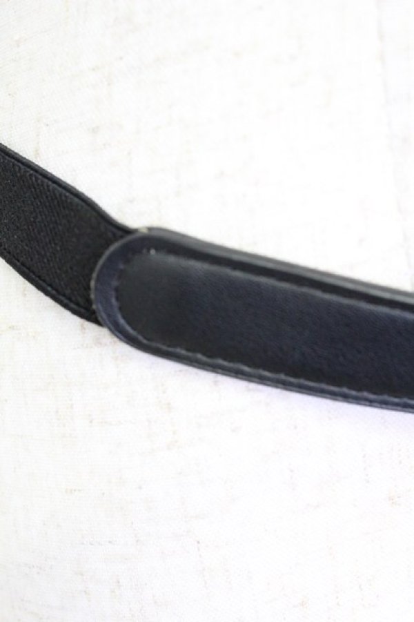 画像3: axes femme / 雪うさぎ細ベルト  黒Ｘシルバー T-26-02-24-067-AX-ZA-SA-ZT (3)