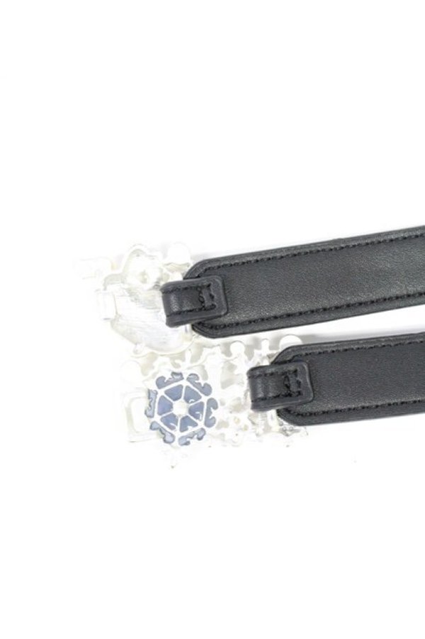 画像4: axes femme / 雪うさぎ細ベルト  黒Ｘシルバー T-26-02-24-067-AX-ZA-SA-ZT (4)