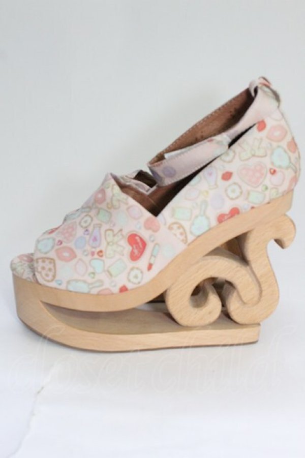 画像3: JEFFREY CAMPBELL / スケートヒールストラップ付サンダル 39 ピンク T-26-02-24-069-PU-SH-SA-ZT (3)