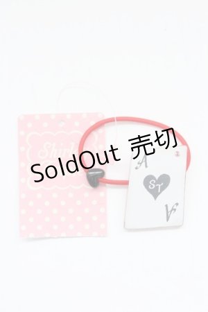 画像: Shirley Temple / トランプヘアゴム  赤ゴム T-26-02-24-002-ET-AC-SA-ZT