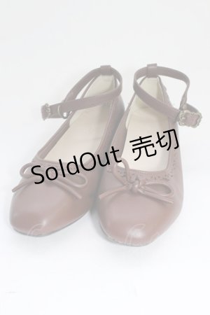 画像: m petit by misako / TT*AMリボンPPS LL ブラウン T-26-02-24-072-LO-SH-SA-ZT