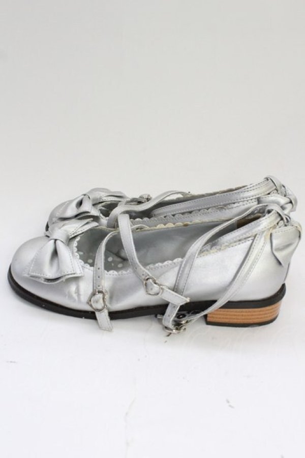 画像3: Angelic Pretty / Tea Partyシューズ LL シルバー T-26-02-24-074-AP-SH-SA-ZT (3)