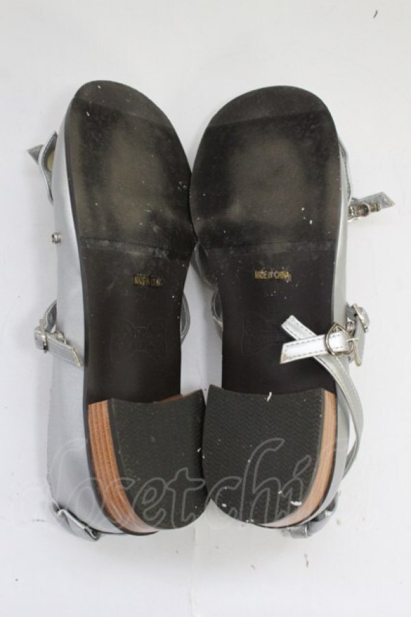 画像4: Angelic Pretty / Tea Partyシューズ LL シルバー T-26-02-24-074-AP-SH-SA-ZT (4)